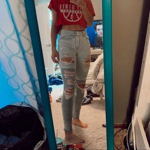 american eagle jeans size 2